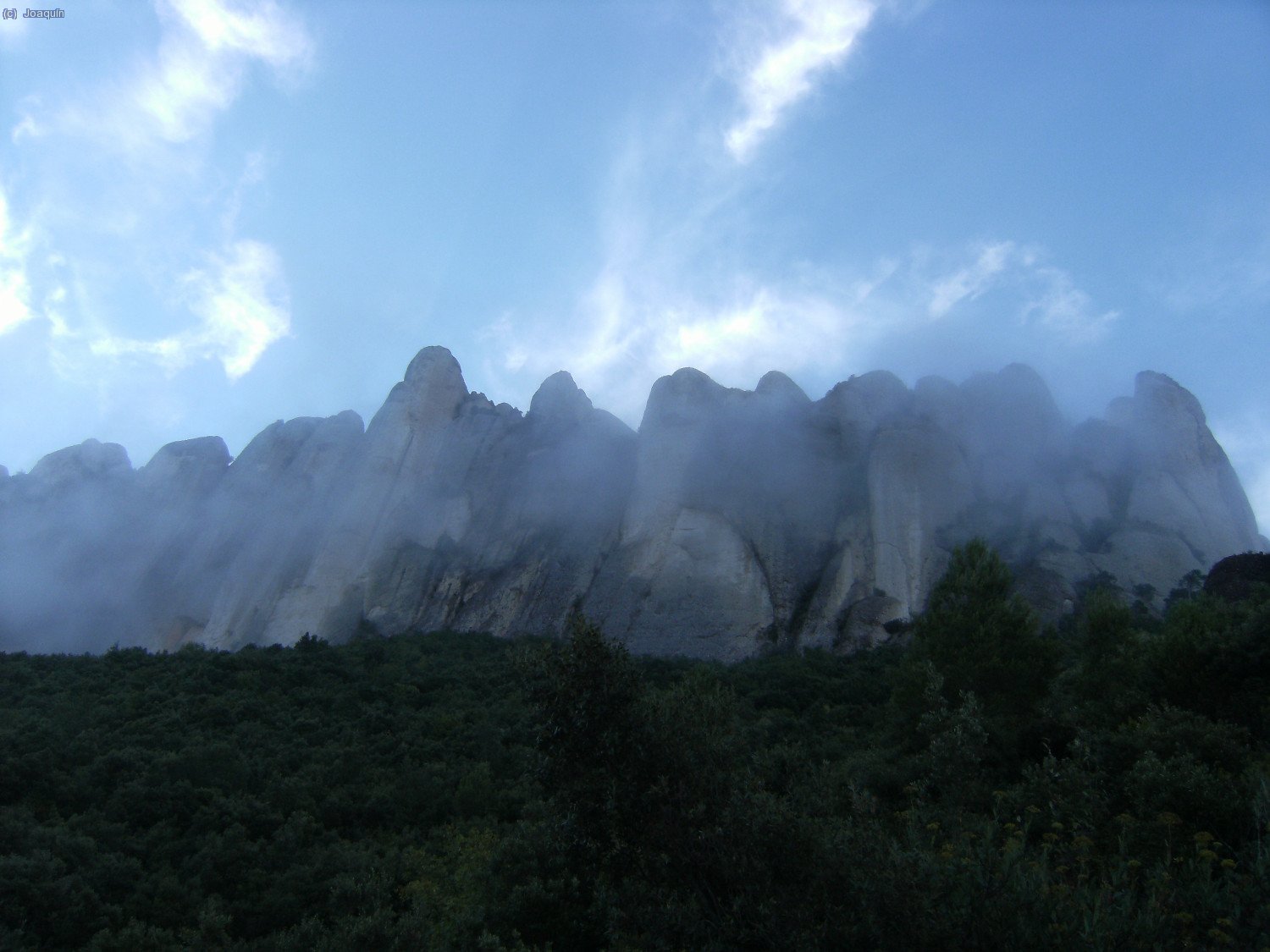 Murall&oacute;n de la vertiente norte de Les Agulles