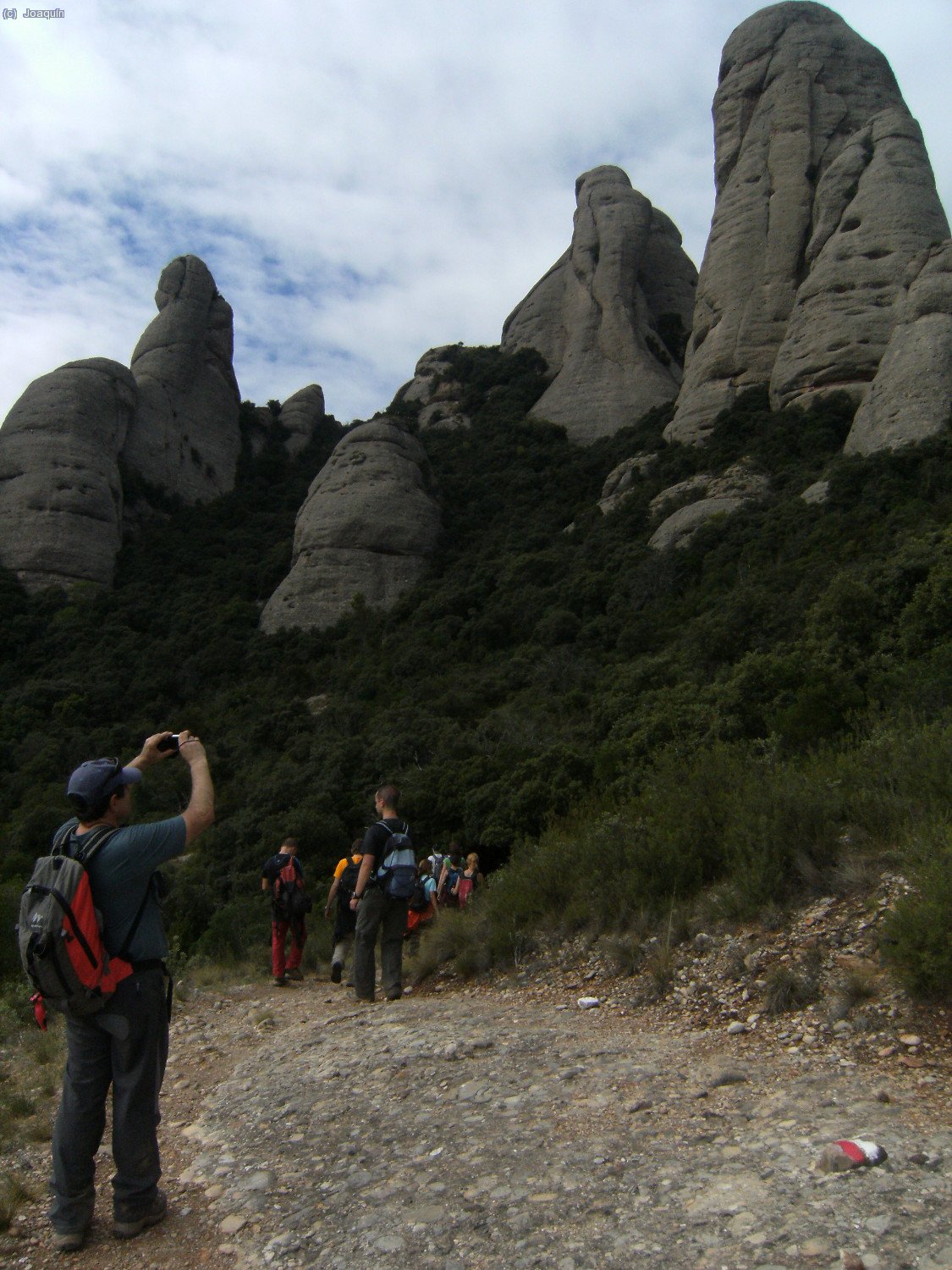 Kike fotografiando La Momia