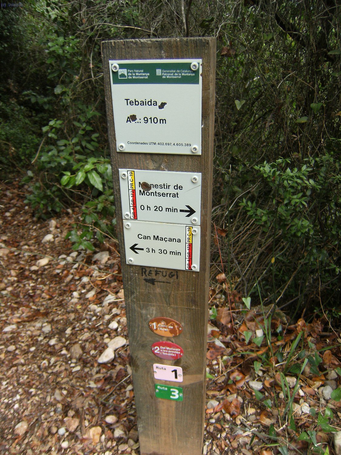 Poste se&ntilde;alizador de Tebaida