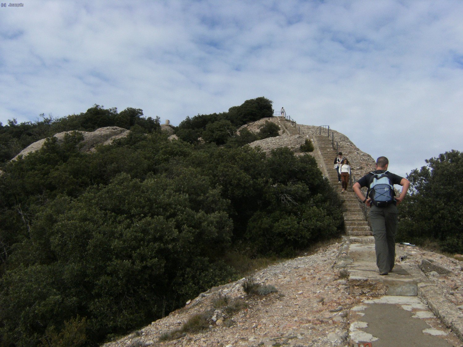 Subiendo al pico Sant Jeroni