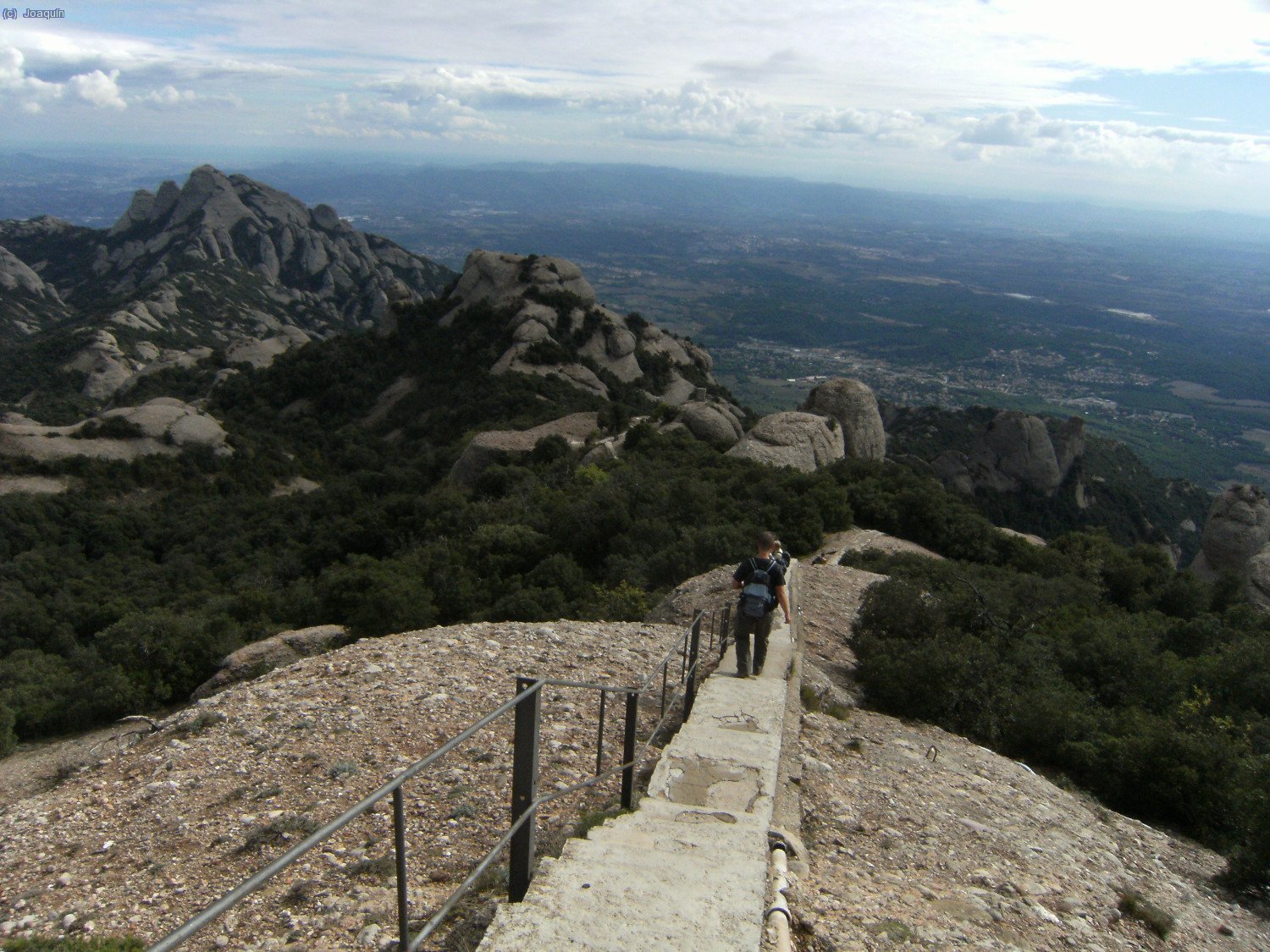 Bajando del Sant Jeroni