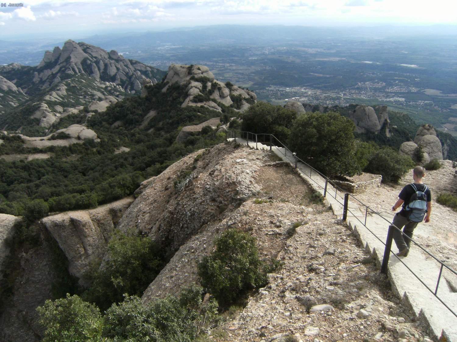 Bajando del Sant Jeroni