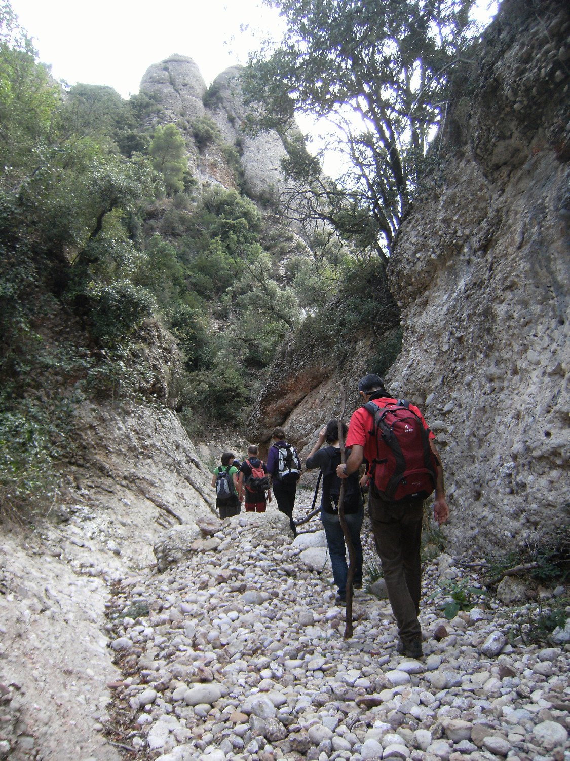 En el Torrent del Migd&iacute;a, aproxim&aacute;ndonos al Juego de La Oca