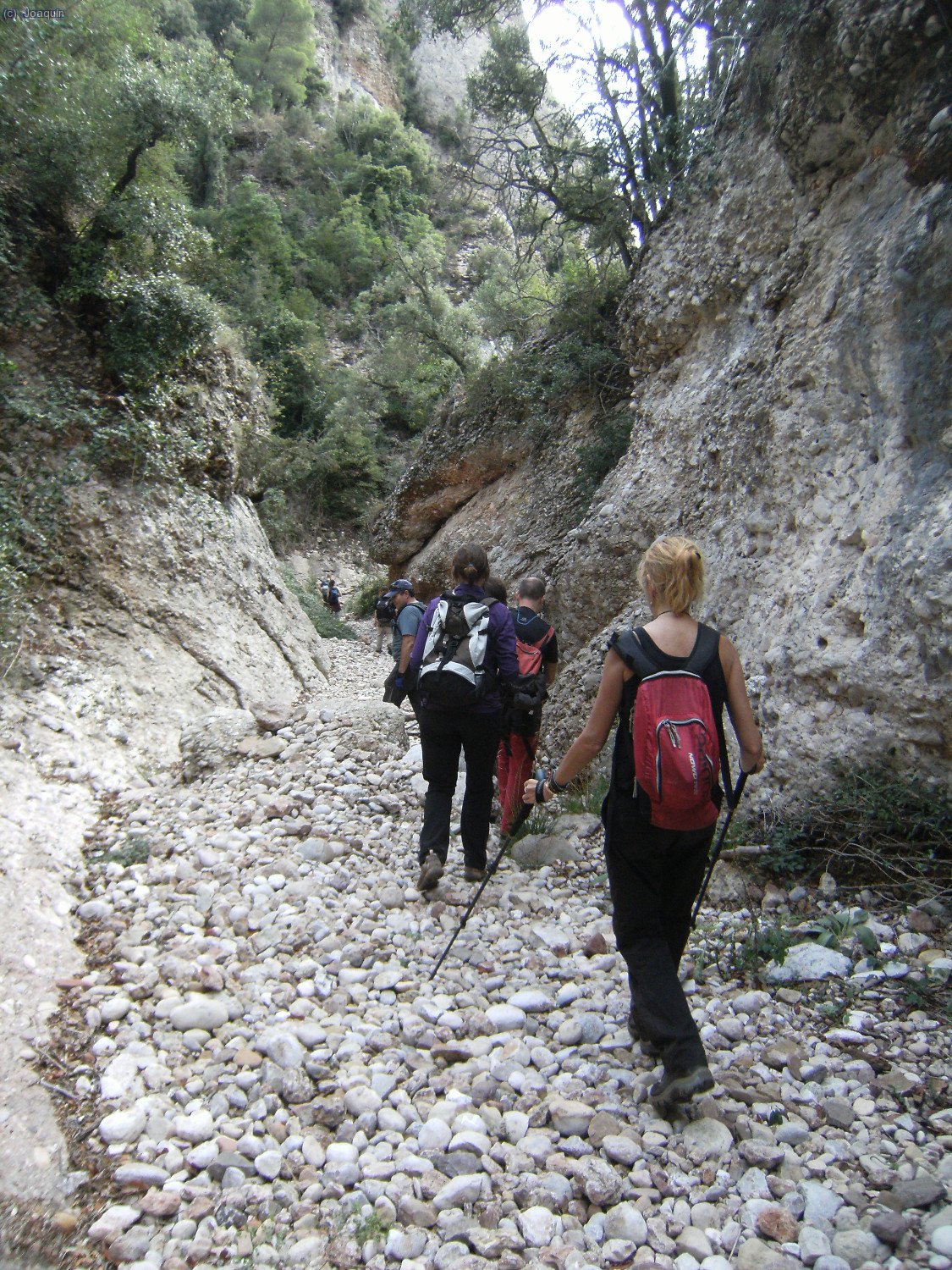 En el Torrent del Migd&iacute;a, aproxim&aacute;ndonos al Juego de La Oca