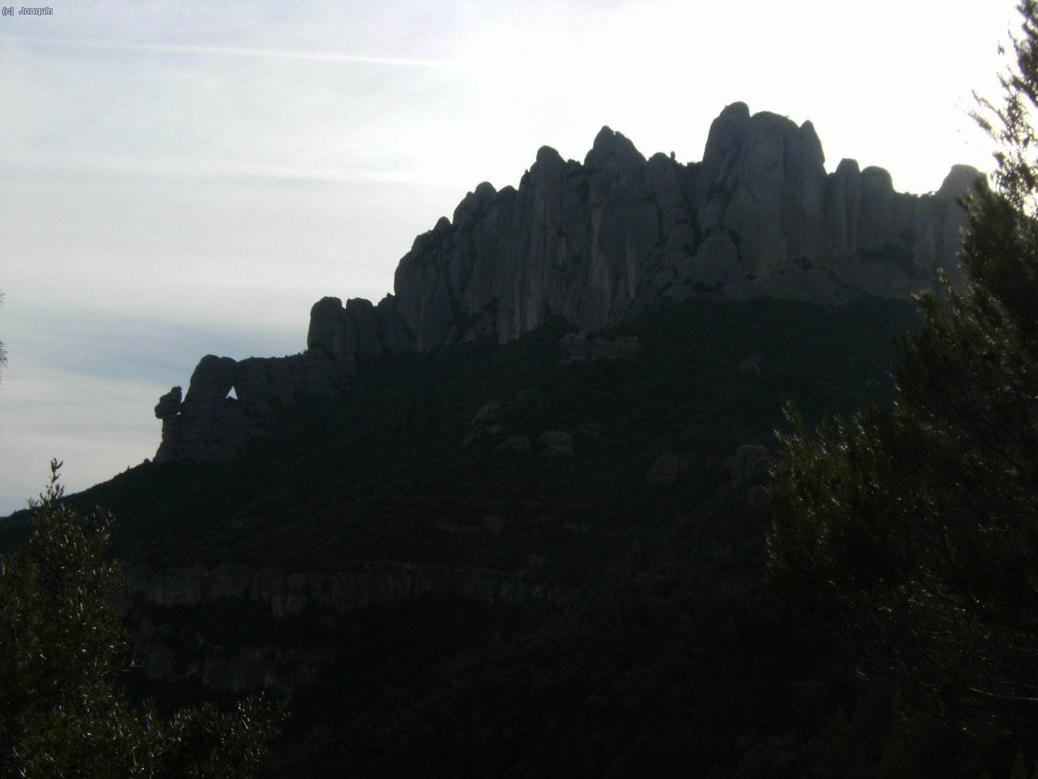 Montserrat desde Can Ma&ccedil;ana