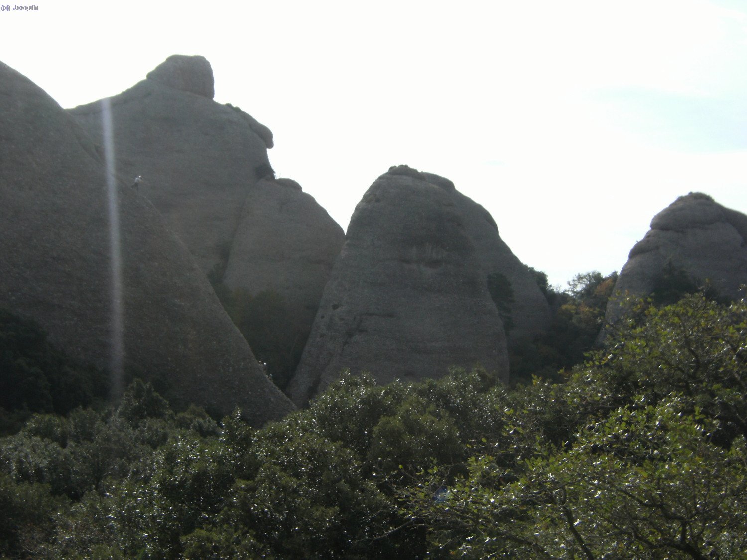 Escaladores en les Agulles