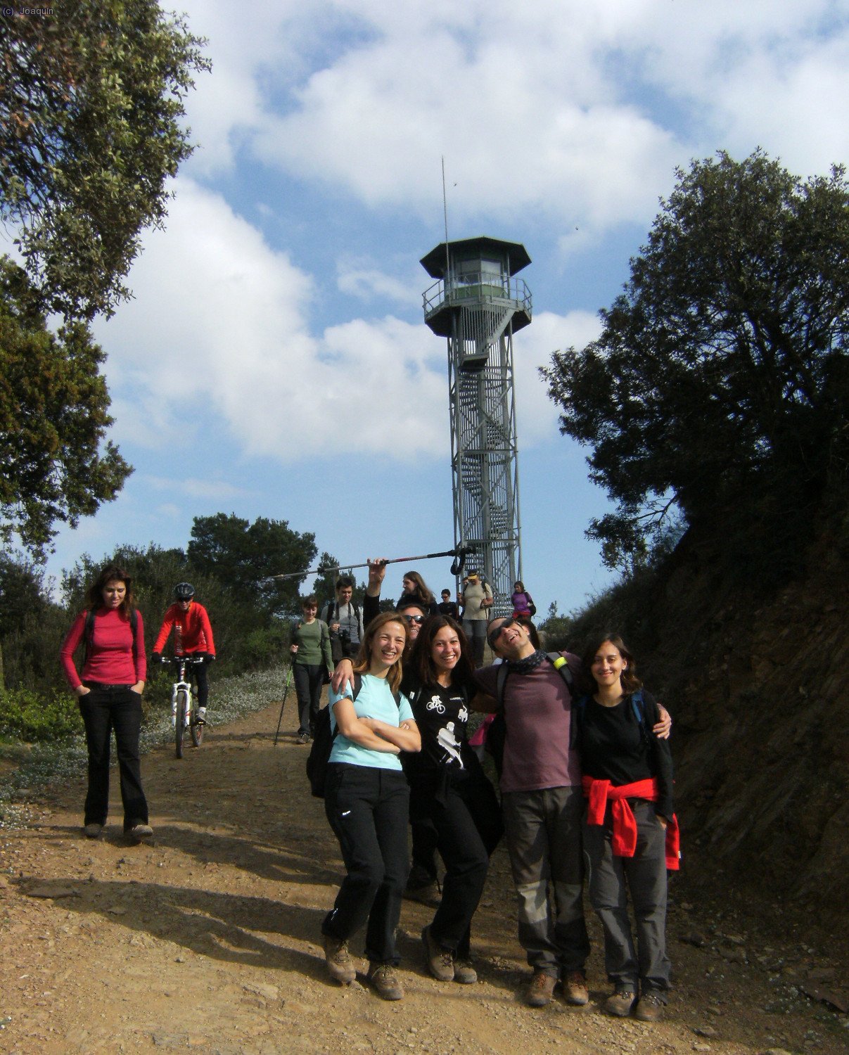 Bajando de la cima del Puig Madrona 