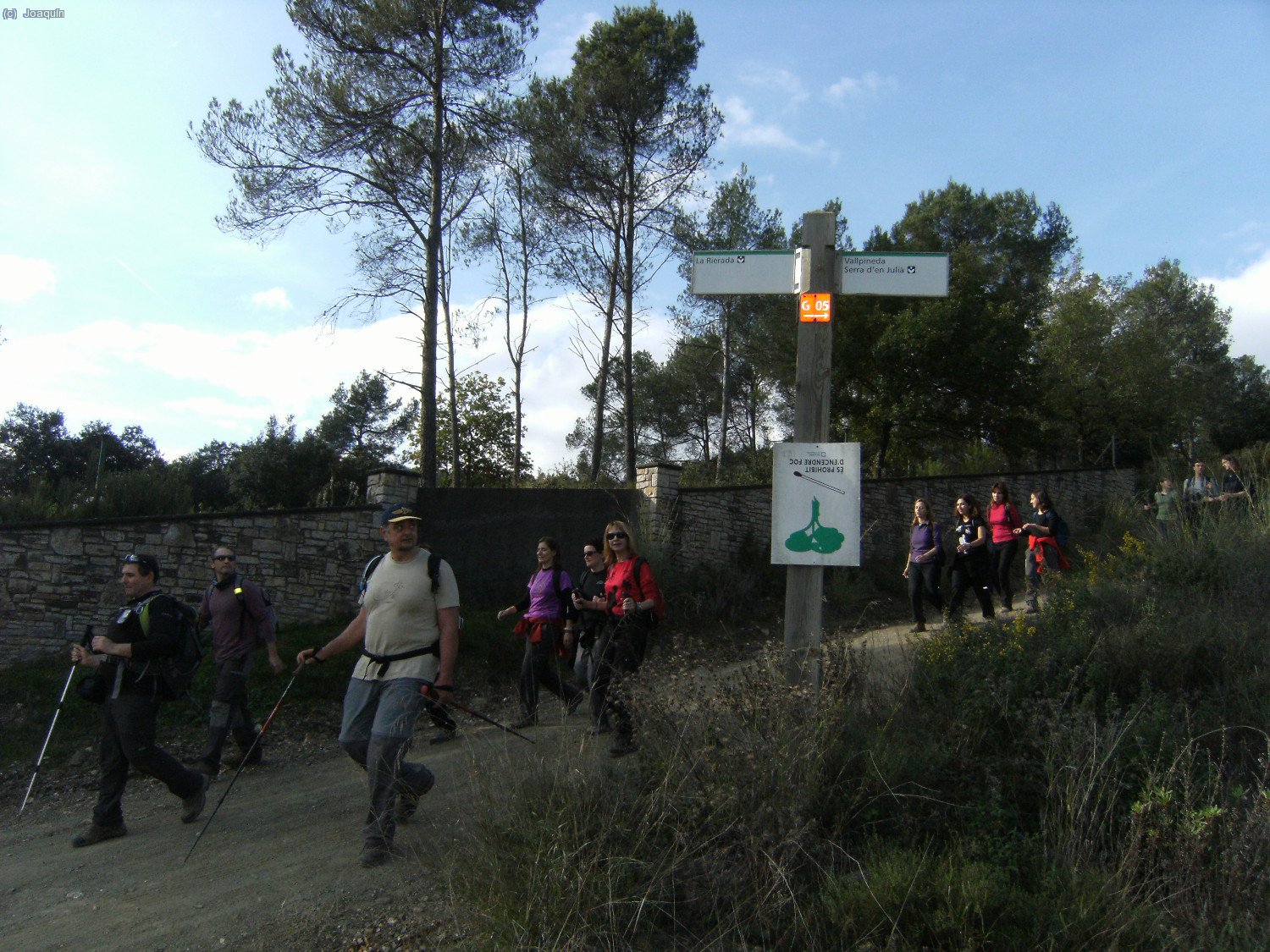 Llegando a la Rierada