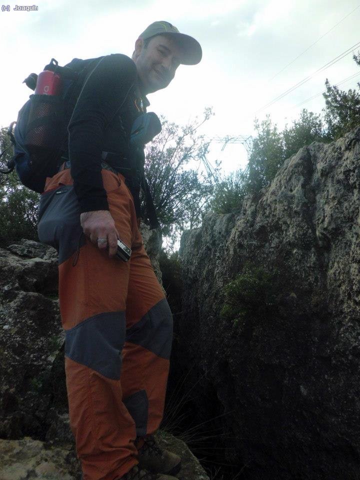Joaqu&iacute;n Terr&eacute;s, fotogr&aacute;fo de Les Escletxes. (Foto: Juan)