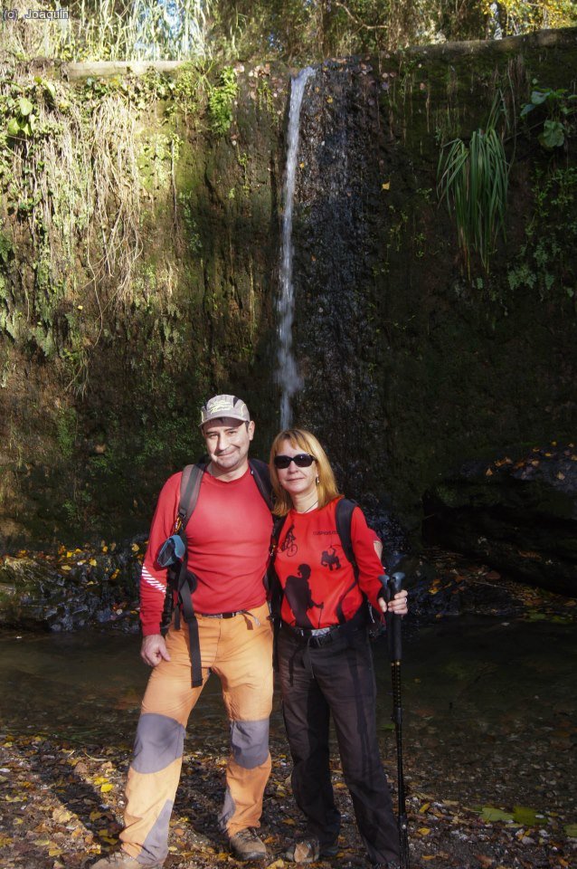 Joaqu&iacute;n Terr&eacute;s y Anna en el Salt (Foto: Marc)