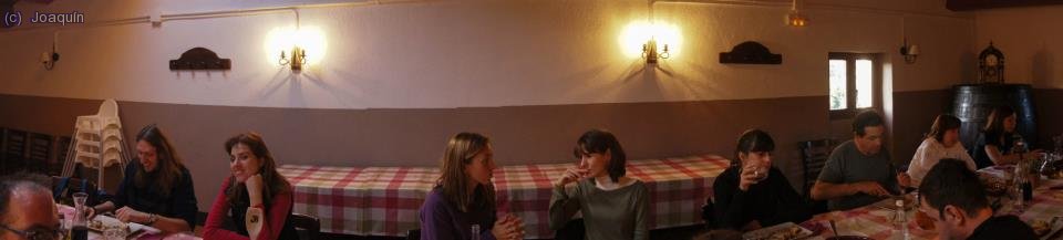 Comida en Can Rabella (Foto: Marc)