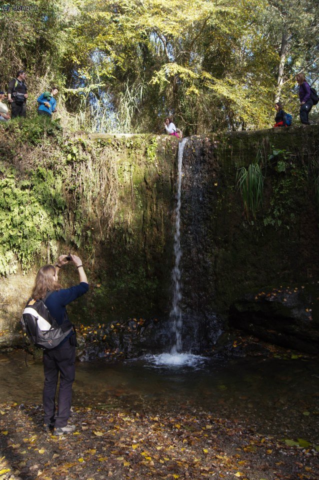 Juan haciendo fotos en el Salt (Foto: Marc)