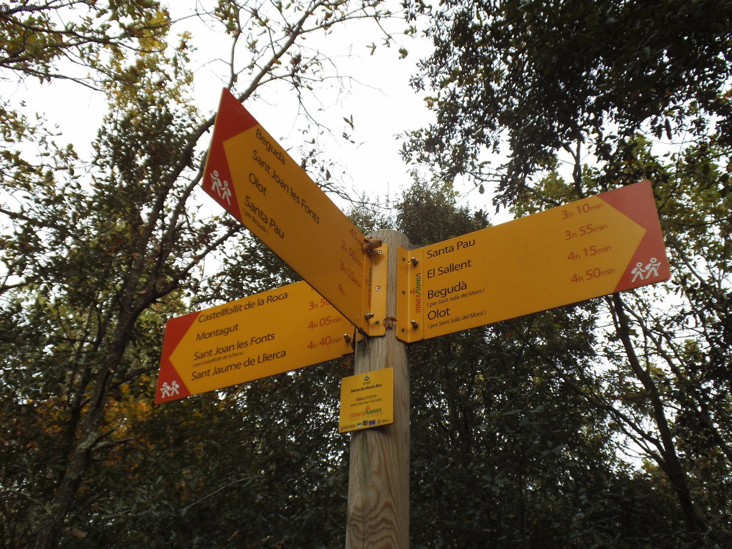 Se&ntilde;alizaci&oacute;n en el Collet de l