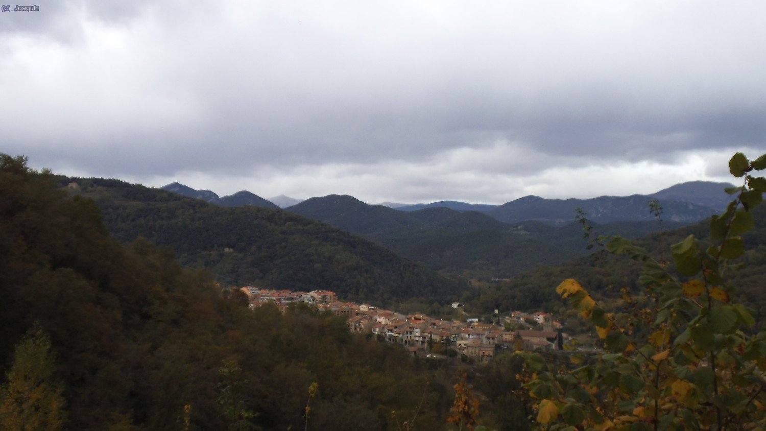 Llegando a Castellfollit de La Roca