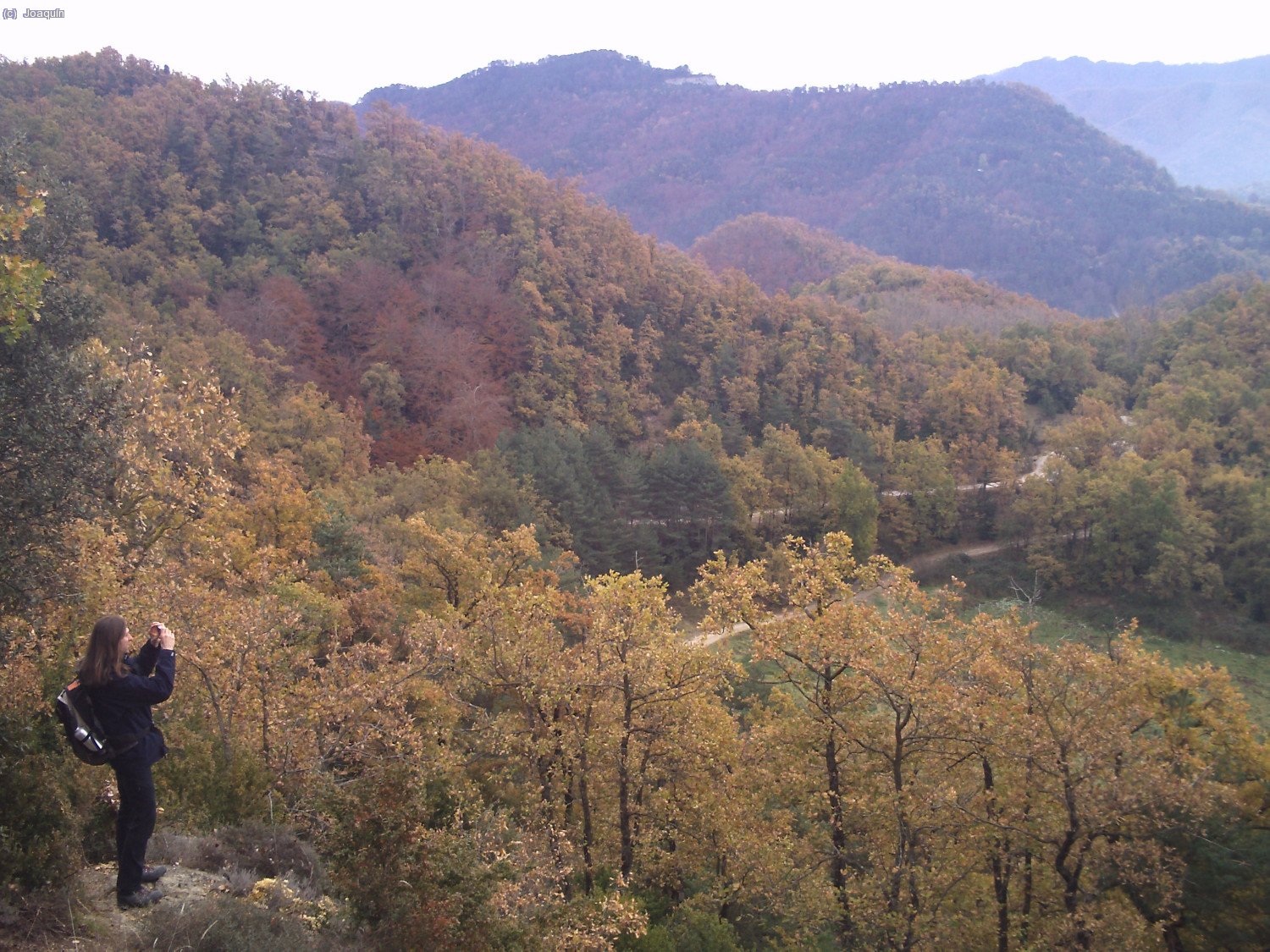Juan fotografiando las vistas