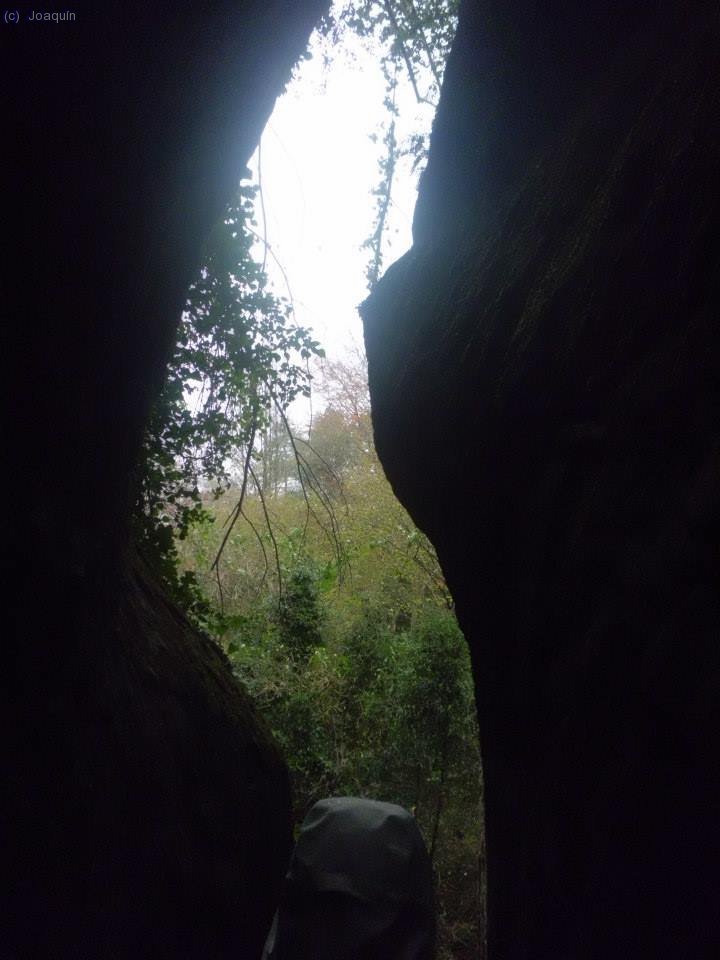 Estechamiento por el que hay que pasar (Foto: Juan)