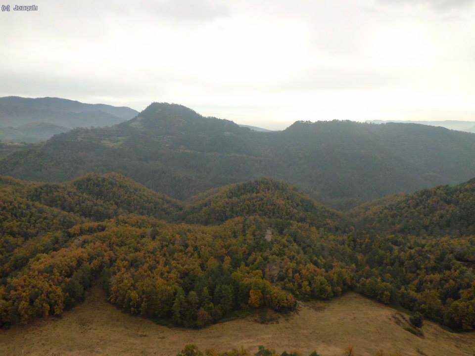 Bosques y monta&ntilde;as al sur de la Sierra dels Bufadors (Foto: Juan)