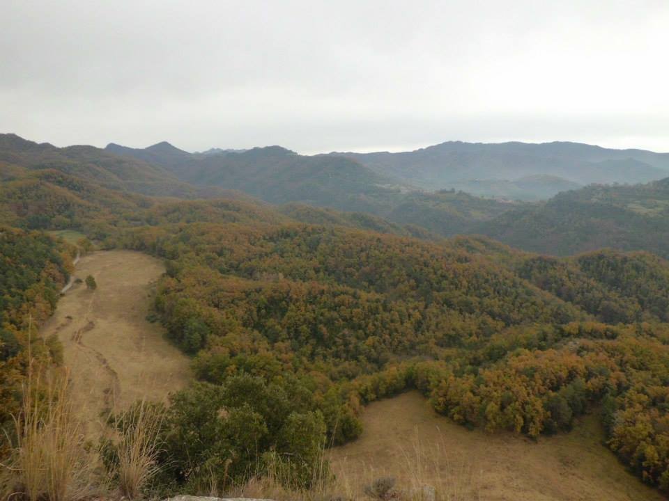 Vistas hac&iacute;a Santa Mar&iacute;a de Besora (Foto: Juan)