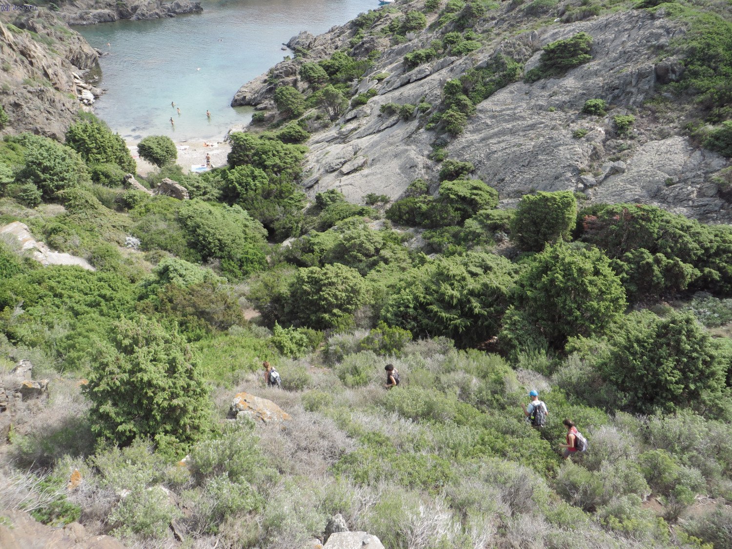 Bajando a Cala Jugadora