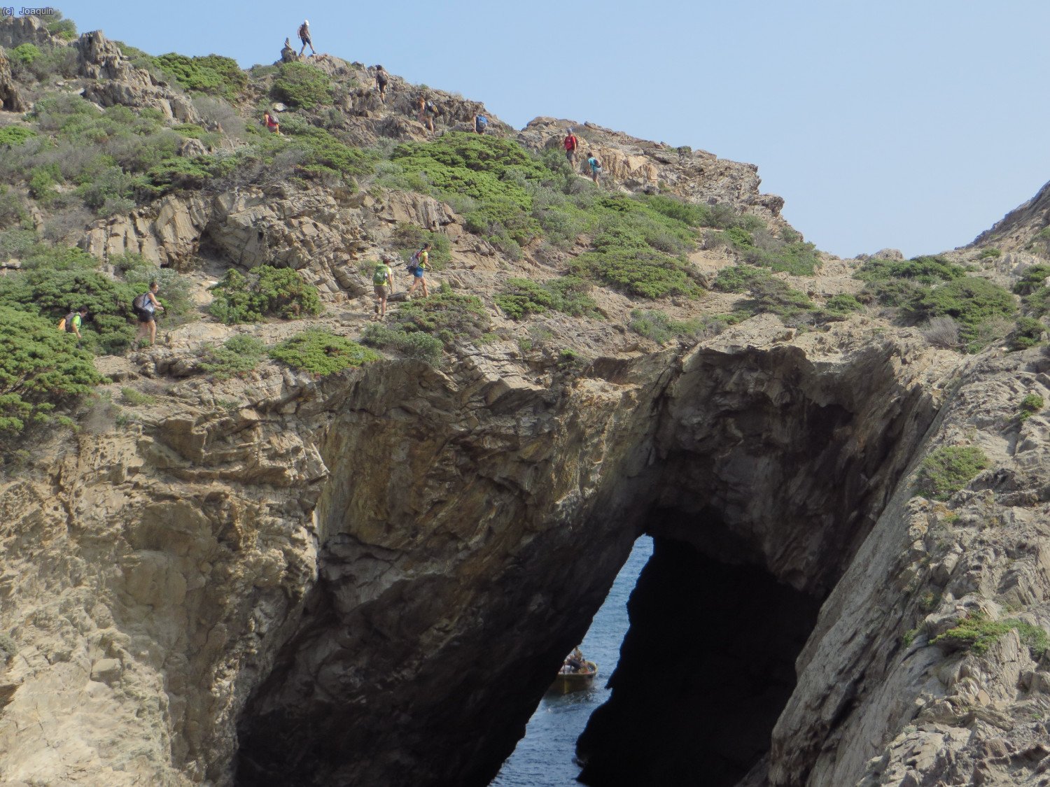Seguimos por arriba de la Cova de s’Infern