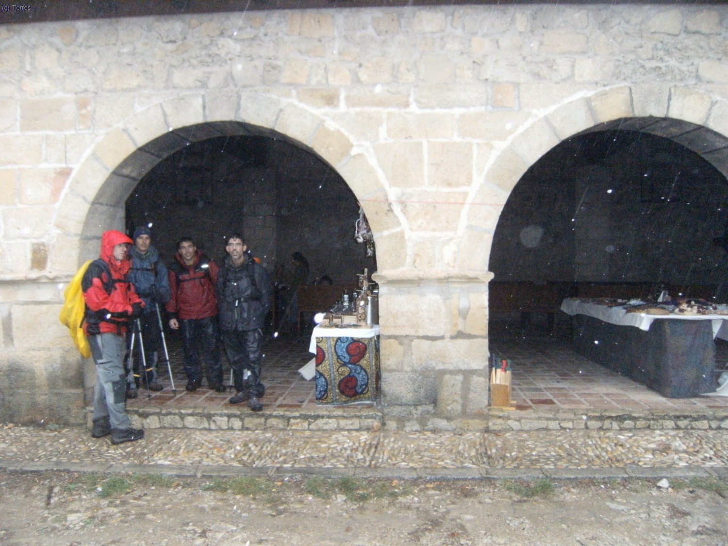 Sant Joan del Penyagolosa. No para de llover.