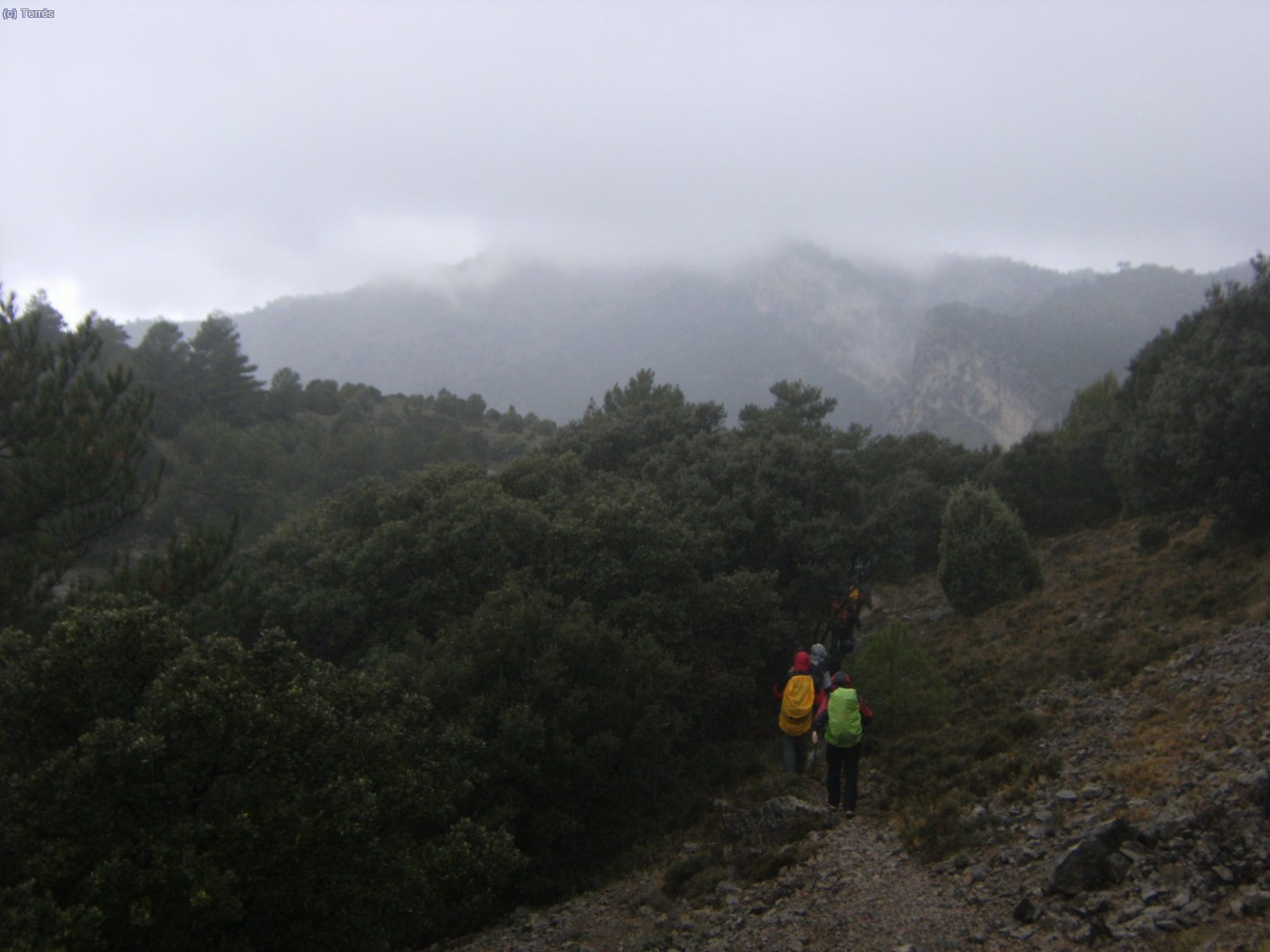 Al fondo las monta&ntilde;as de La Golosilla y Moleta de La Clocha.