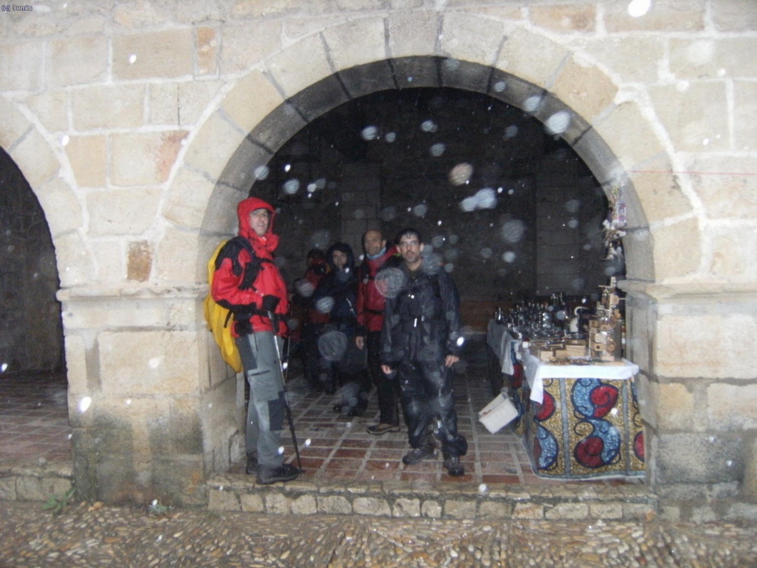 Sant Joan del Penyagolosa. No para de llover.