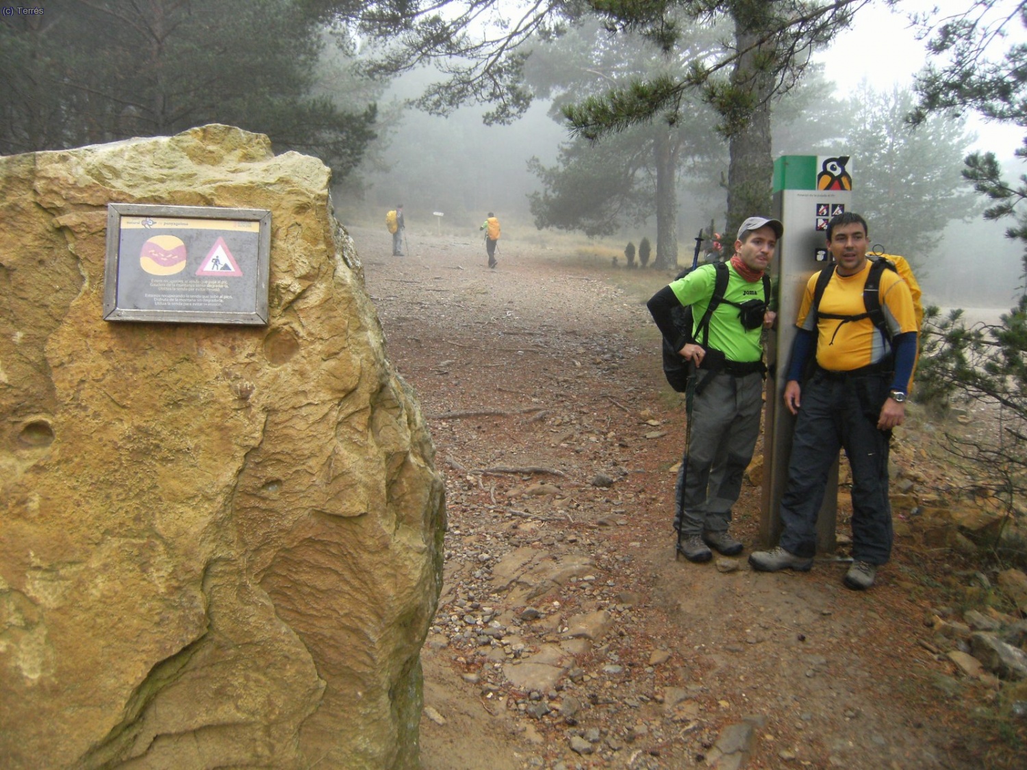 En El Corralito, subida al Pe&ntilde;agolosa.