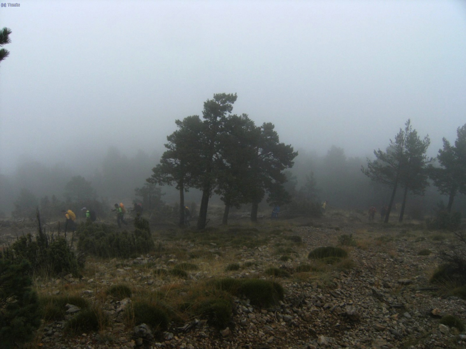 &Uacute;ltimas pendientes cercanas a la cima.