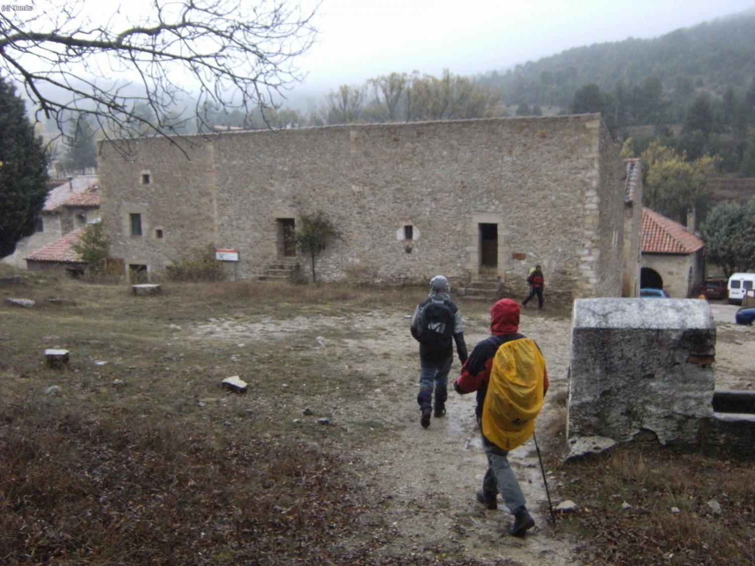 Bajando a Sant Joan del Penyagolosa.