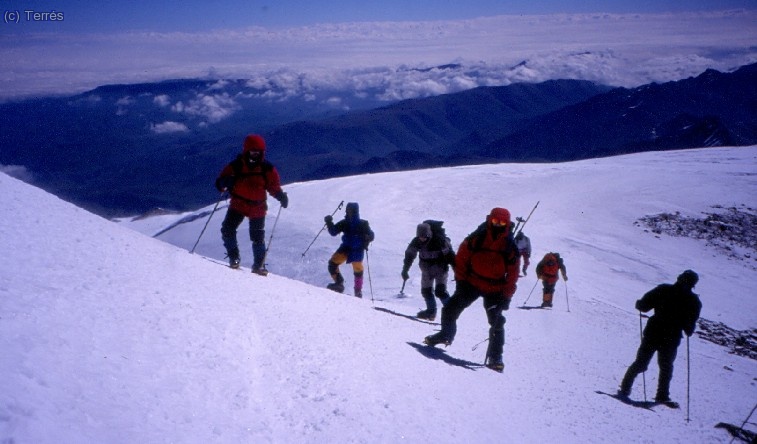 A 3 metros de la cima