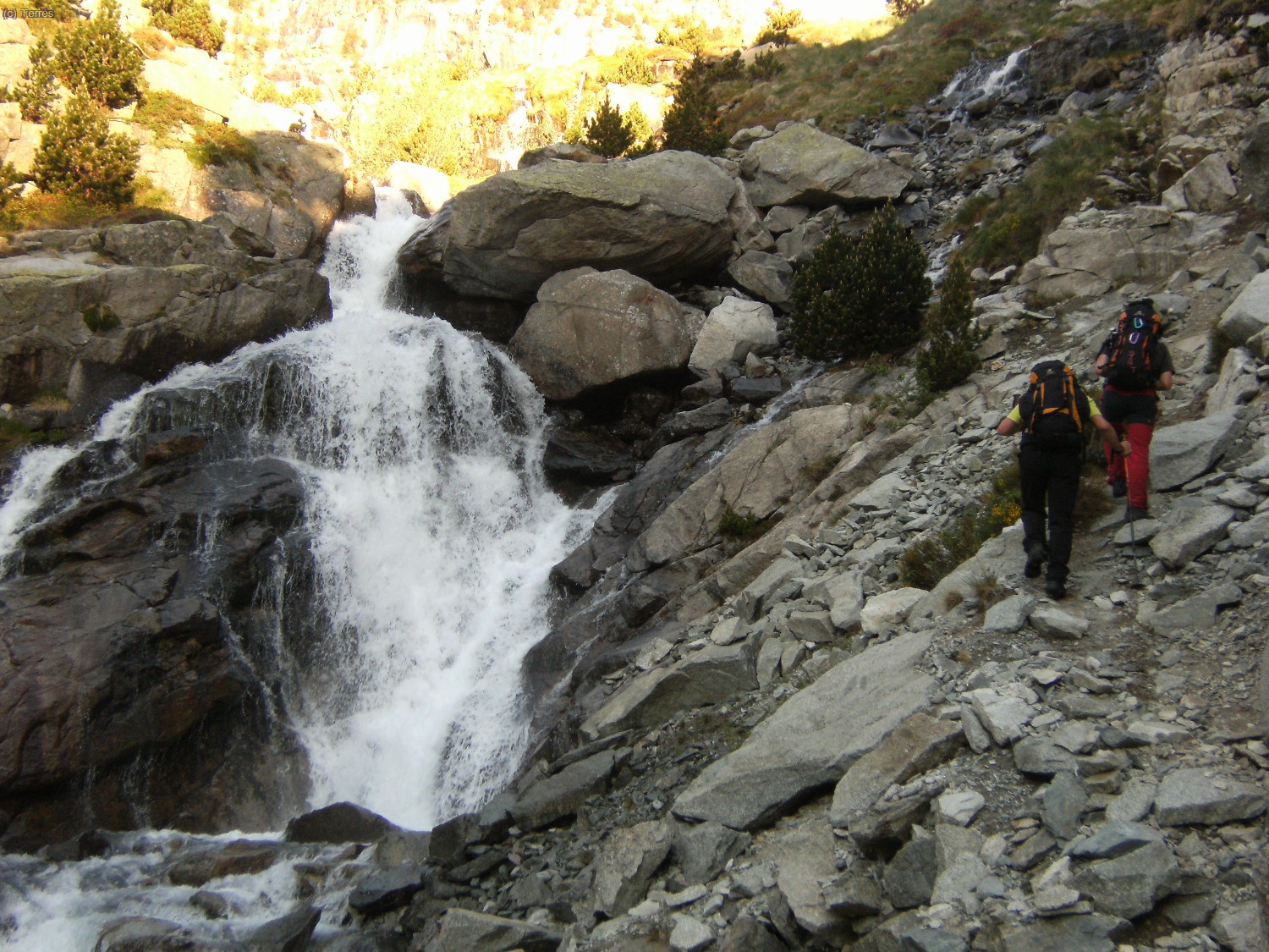 Cascadas en el Barranc de Riumalo