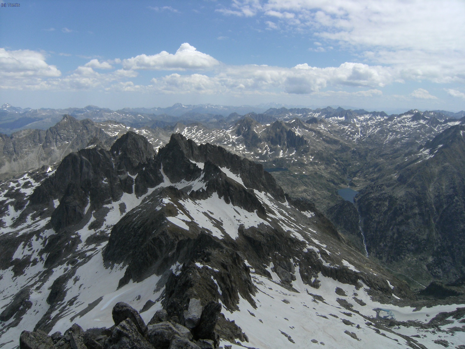 Serra de Tumeneia (Pa de Sucre, Punta Harle), Estany Negre...