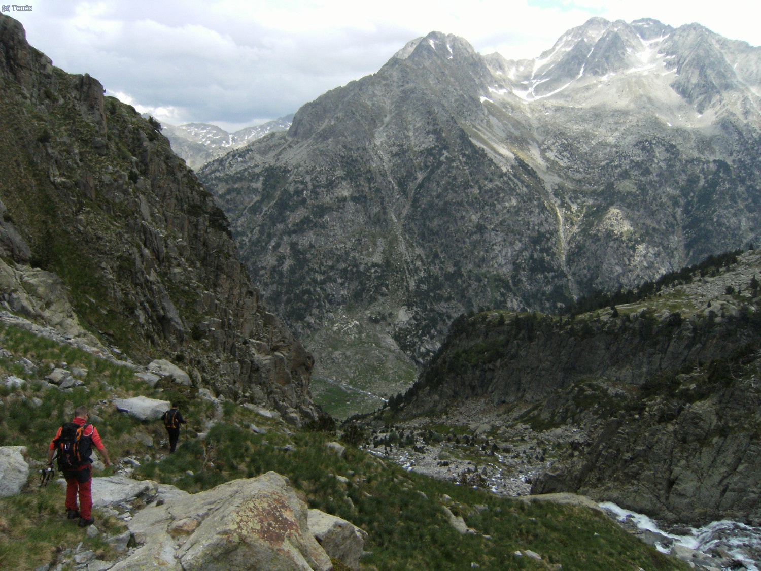 Bajando por el Barranc de Malavesina
