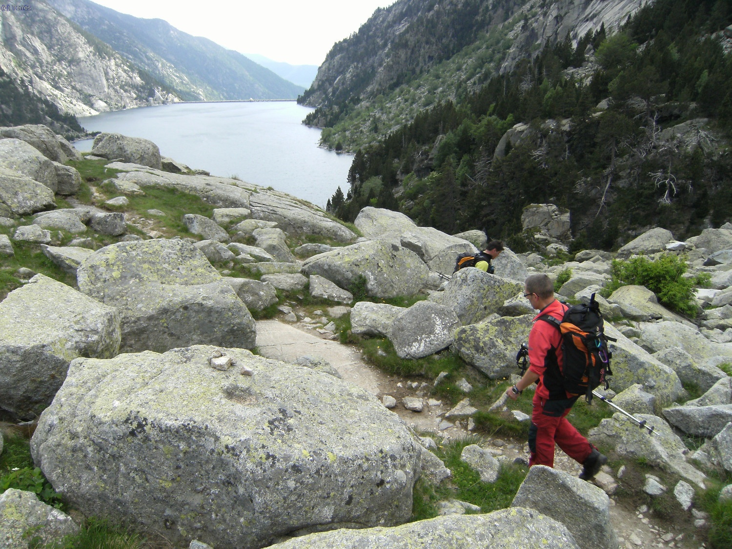 Llegando al Embalse de Cavallers