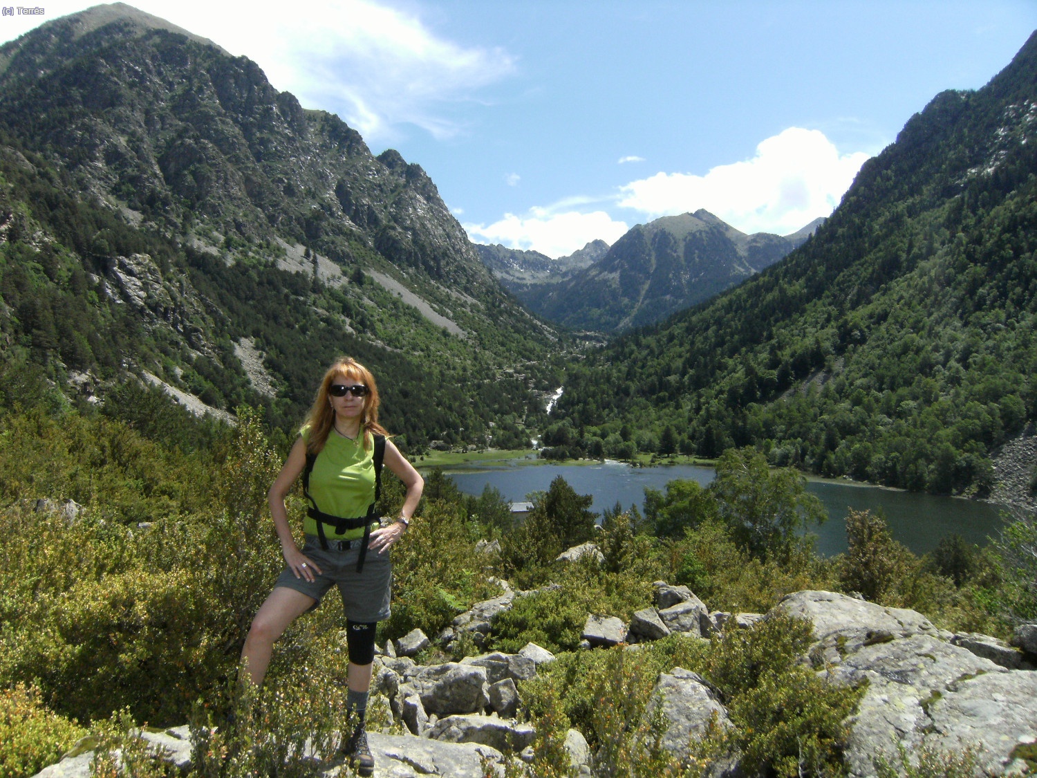 Anna cerca del Estany Llebreta