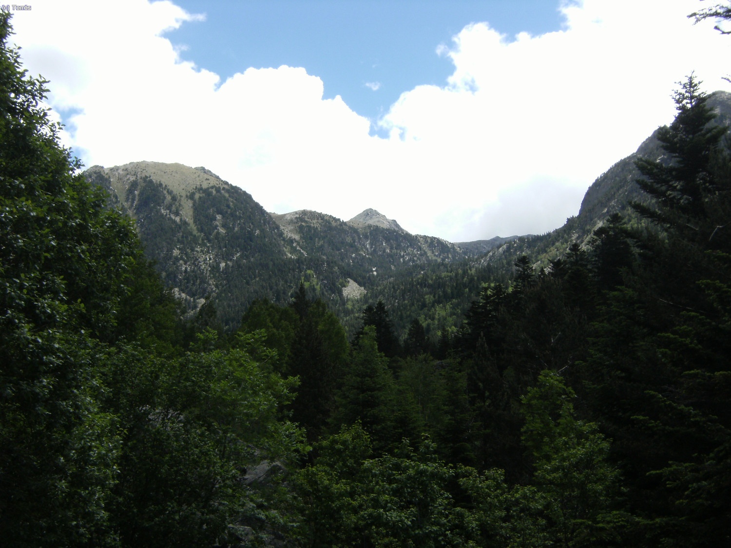 Arriba de las Cascadas de Sant Esperit