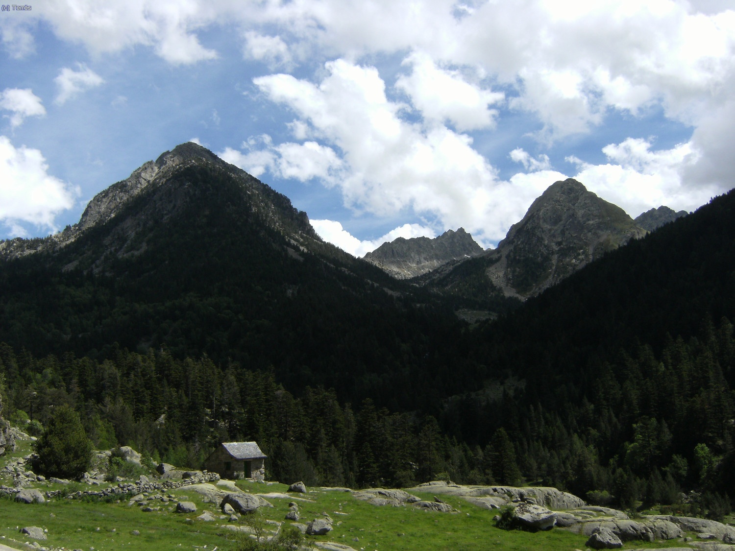 Vista hac&iacute;a la Vall de Les Mussoles desde el Planell de Sant Esperit