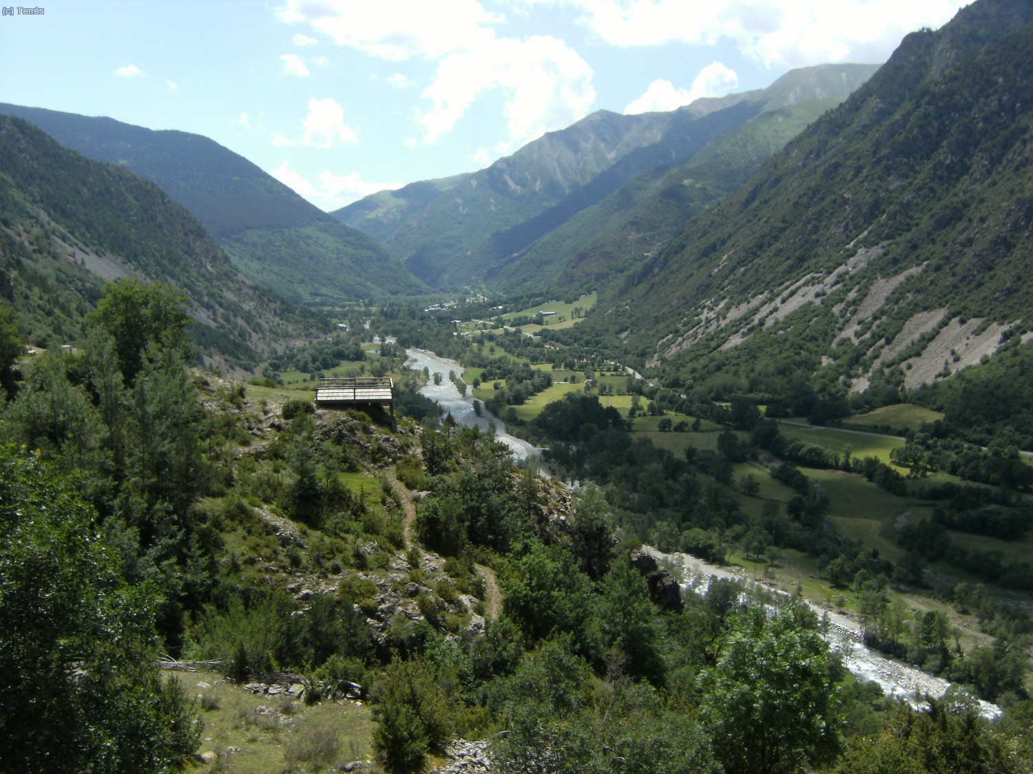 Valle de Bo&iacute;, el mirador en el centro