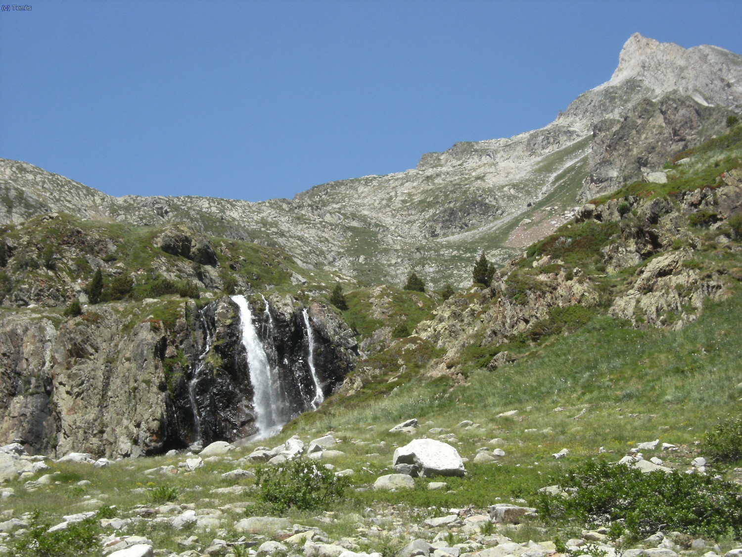 Llegando a la 2&ordm; cascada