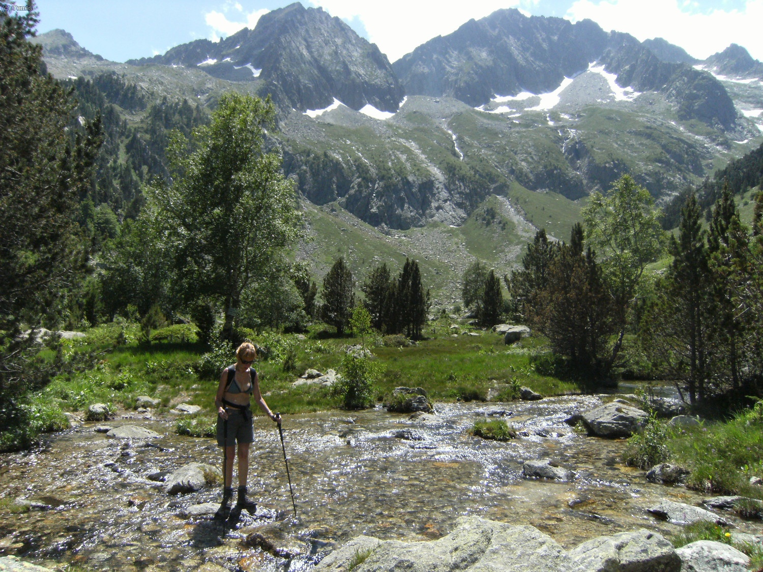 Cruzando el Barranc de Mulieres