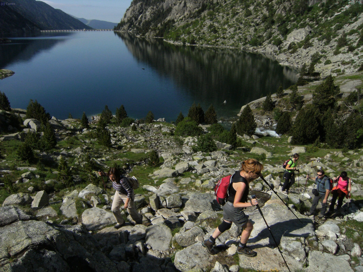 Subiendo del Embalse de Cavallers al Pletiu de Riumalo