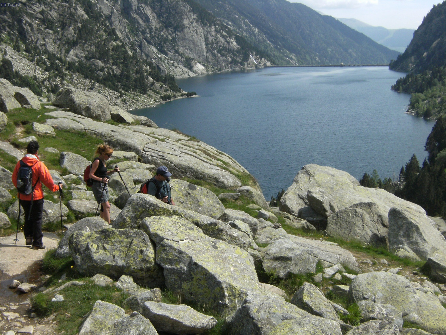 Bajando el Embalse de Cavallers