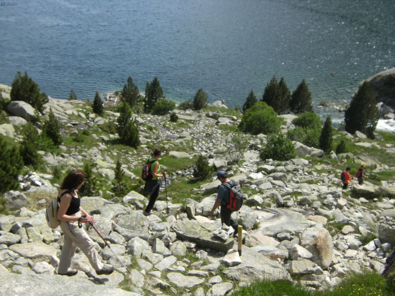 Bajando el Embalse de Cavallers
