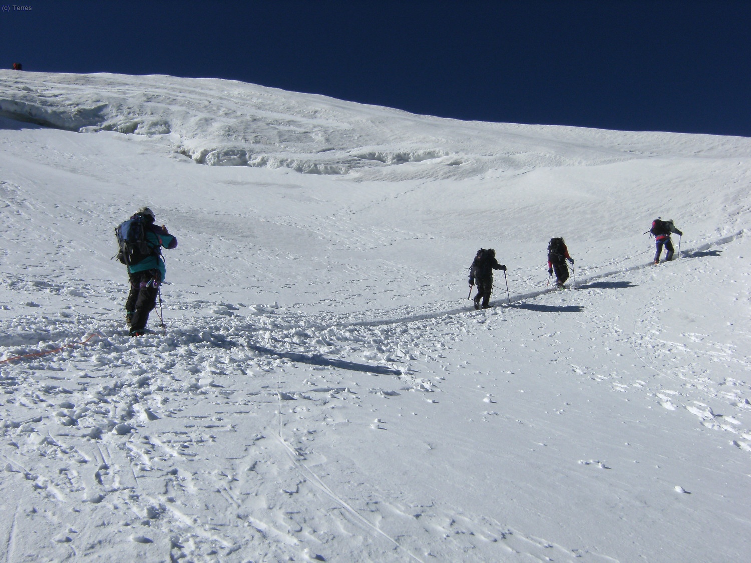 Plateau del Glaciar de Laveciao