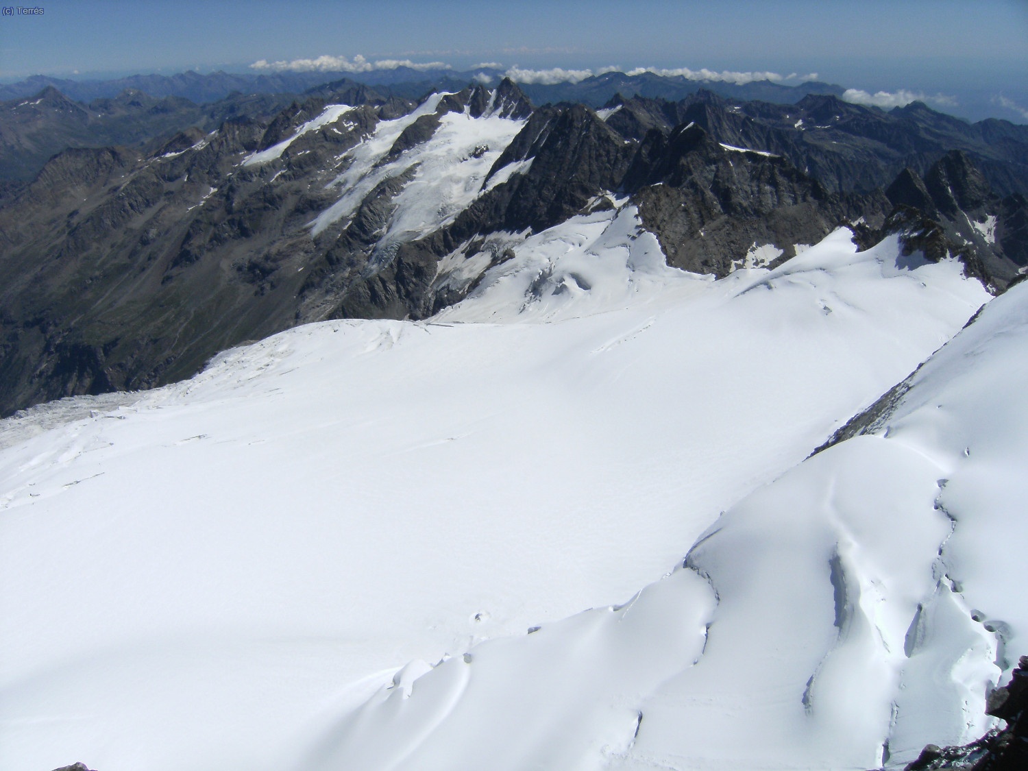 Glaciar de la Tribolazione al otro lado
