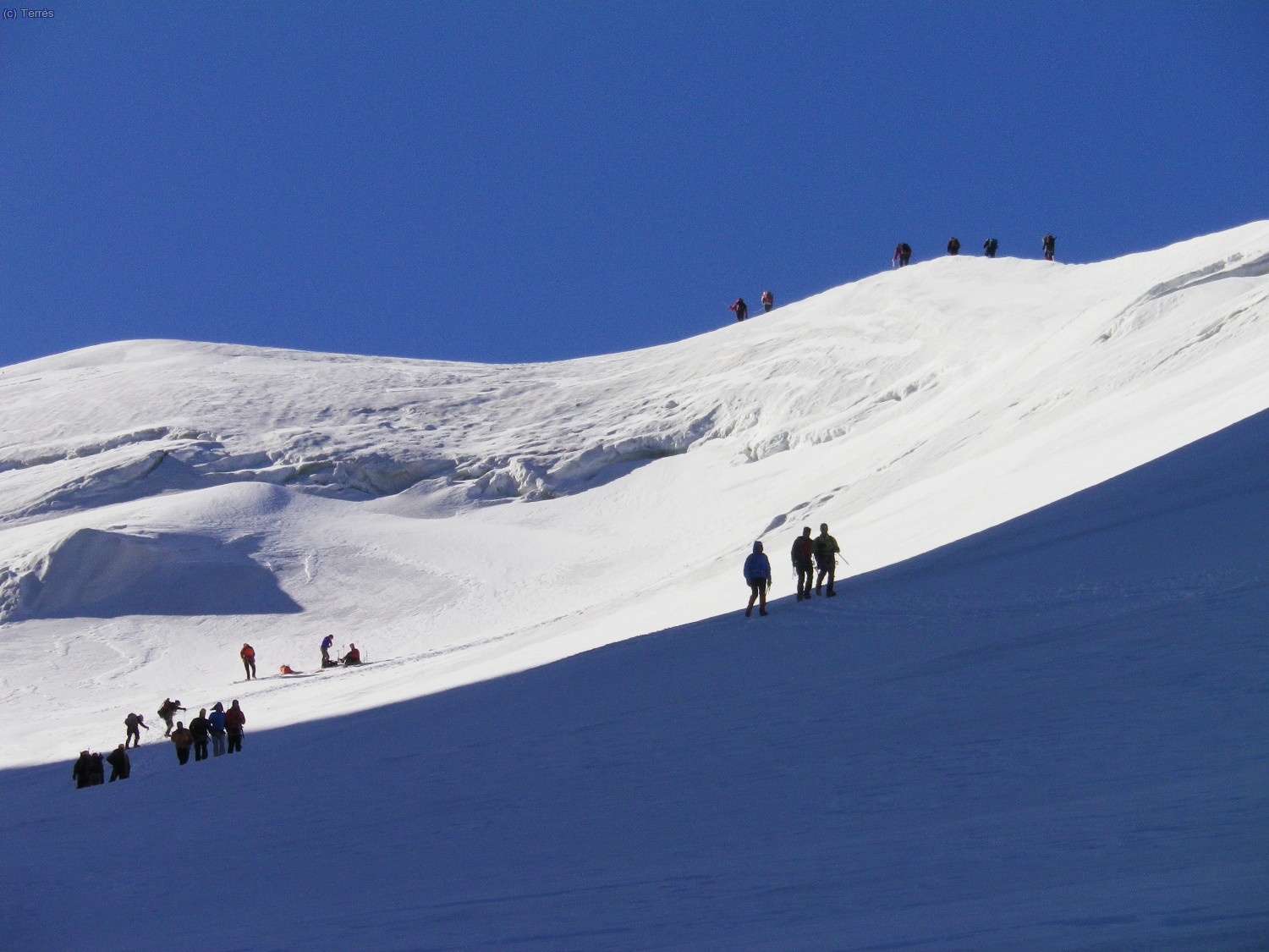 Plateau del Glaciar de Laveciao (Foto: Quique)