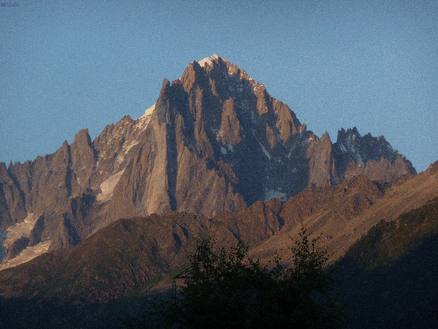 La Aiguille Verte desde Les Houches  (Foto: Toni)