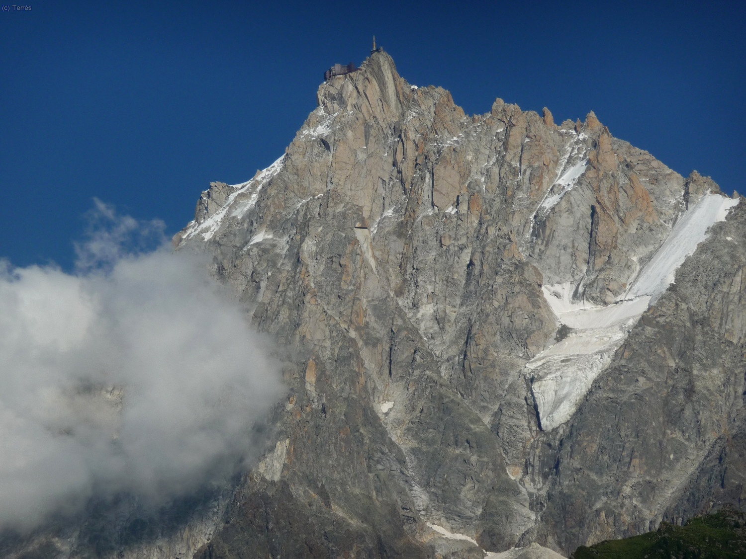 La Aiguille du Midi desde CHamonix (Foto: Toni)