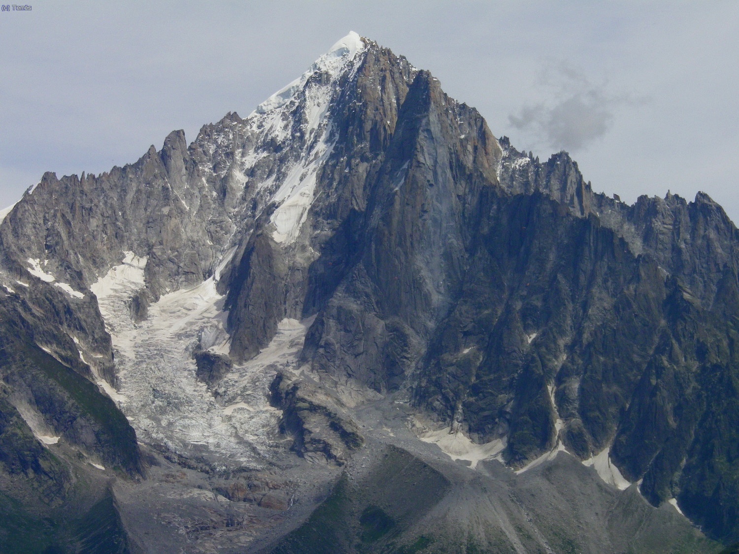 La Aiguille Verte (Foto: Quique)